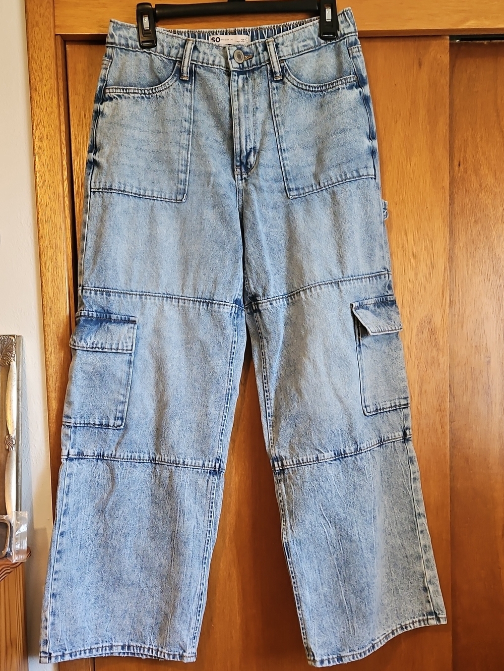 SO High Rise Cargo Wide Leg Sz Medium